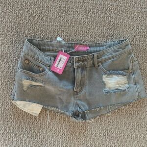BNWT Edikted Jean Shorts